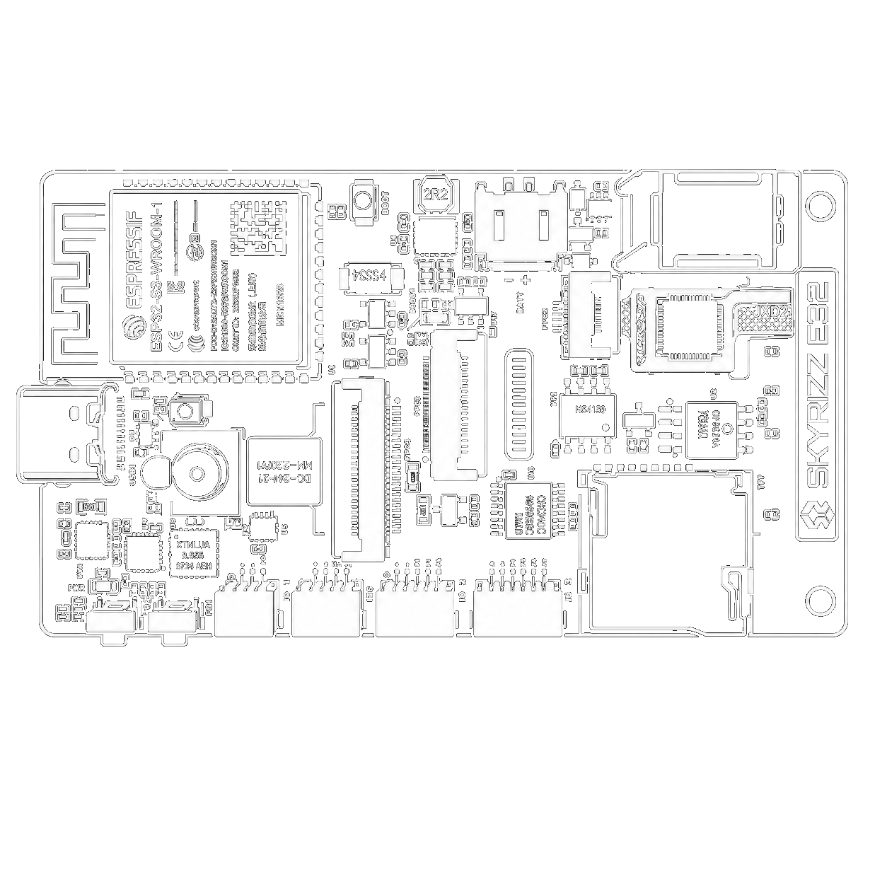 SkyRizz E32 development board