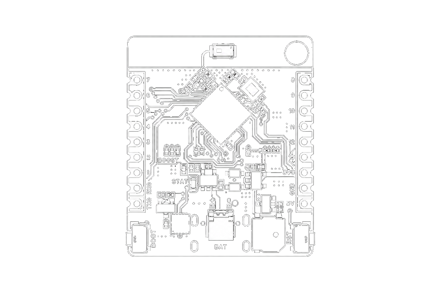 Qeychain hardware keychain front